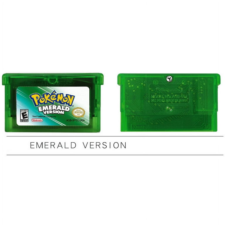 Pokemon Emerald Version Nintendo Game Boy Advance. GBA Cart With Case 