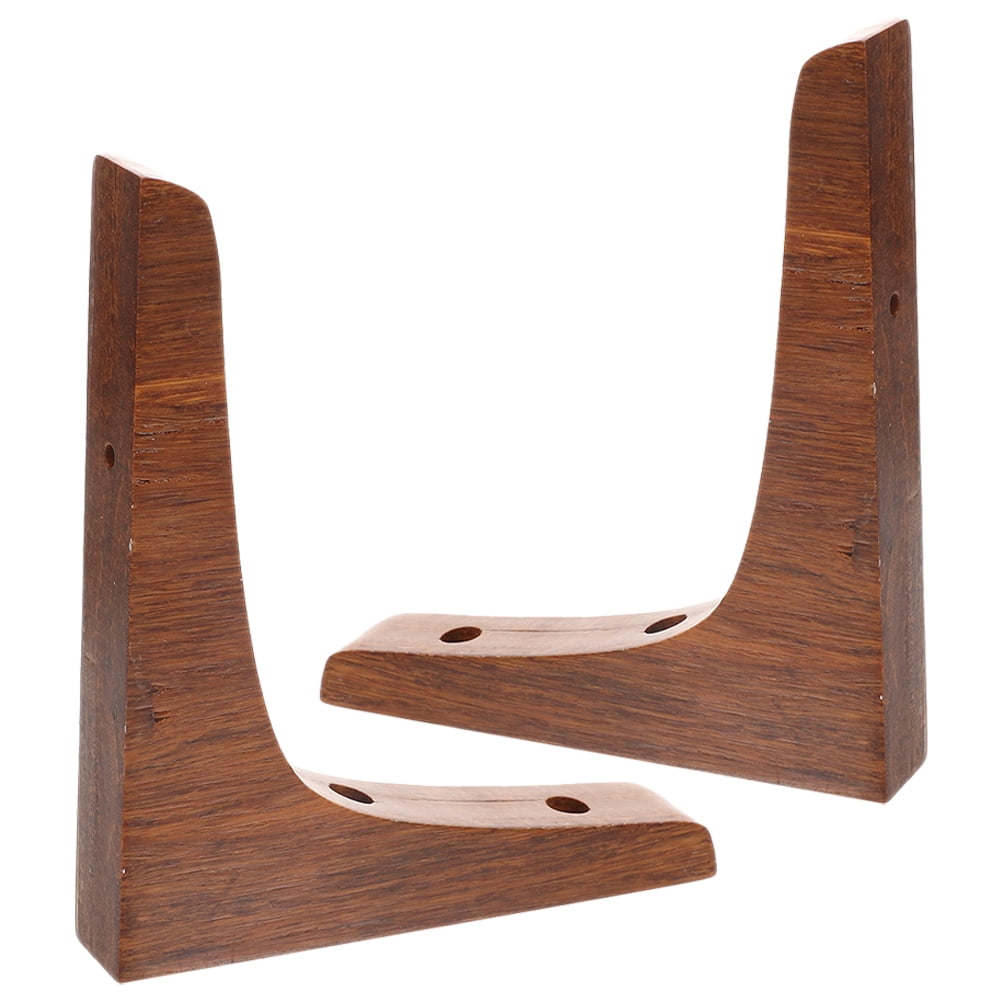 LEXSOMEO 2Pcs Shelf Bracket Heavy Duty Shelf Corner Bracket Floating Shelf Holder Wood Corner Shelf Support Decorative Shelf Bracket Wall Bracket Shelf Mount L Bracket Mounting Bracket Wooden Bracket