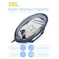 thumbnail image 7 of BAGSMART Weekender Overnight Bag, 39L Large Travel Duffle Tote Bag, Fashion Carry On Gym Bag Water-Resistant Shoulder Handbags with Shoe Compartment, Navy Blue, 7 of 7