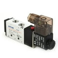 4V21008 Dc 24V Solenoid Pneumatic Valve 5 Port 2 Position & Connector