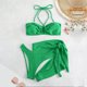 thumbnail image 2 of Conjunto Cómodo de Traje de Baño de Mujeres, Traje de Baño Sexy Y de Moda de Color Sólido para las Vacaciones en la Playa, 2 of 6