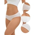 thumbnail image 3 of DARING DIVA Women's Underwear Hipster Soft Panty Available in Plus Size XL Beige, 3 of 6