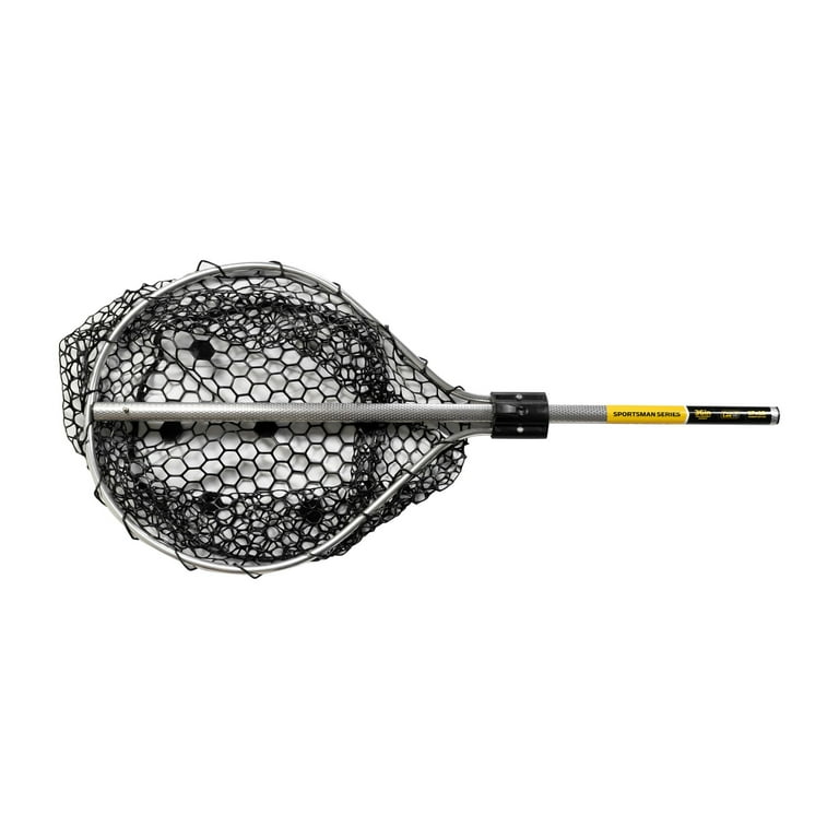 Frabill Sportsman Series Landing Net, 17 x 19 Hoop, Premium Rubber Netting, 36 in Collapsable Handle - Walmart.com Frabill Sportsman Series Landing Net, 17 x 19 Hoop, Premium Rubber Netting, 36 in Collapsable Handle - Walmart.com