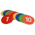 thumbnail image 4 of HEMOTON 10 Pcs but Football Footstep Training Mat Soccer Training Markers 23CM, 4 of 8