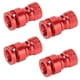 thumbnail image 5 of BOROCO Yunxwd RC Cuerpo Shell Agujero Localizador 4 Unids RC Cuerpo Shell Montaje Columna Agujero Localizador Aleación De Aluminio para PC PVC Control Remoto Coche Shell(Rojo), 5 of 5