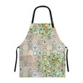 thumbnail image 1 of asddcavvf Original Bohemian Plaid Orange Digital Printing Waterproof And Apron, 1 of 3
