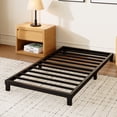 thumbnail image 6 of Arhomefurni 4 Inch Twin XL Bed Frame, Heavy Duty Metal Low Profile Platform Bed, No Box Spring Needed, Noise Free, Easy Assembly, Black, 6 of 8