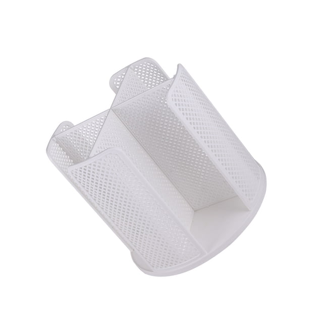 Injueey Estante de almacenamiento, portavasos, dispensador de tazas, mano de obra, tamaño compacto, larga duración, exquisita comodidad, Almacenamiento y organización del hogar Blanco