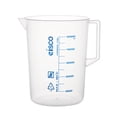 thumbnail image 2 of Measuring Jug, 5000mL - Polypropylene - Screen Printed Graduations, Spout & Handle for Easy Pouring - Excellent Optical Clarity - Eisco Labs, 2 of 2
