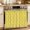 Yellow, variant on Mountain Peak Oven Skirt Curtain 30"x21.5", Waterproof Ruffled Stove Cover Skirt with 8 Ribbon Ties, Forest Tree Scene Watercolor Style Decorative Oven Door Curtains for Kitchen Dishwasher Cabinet