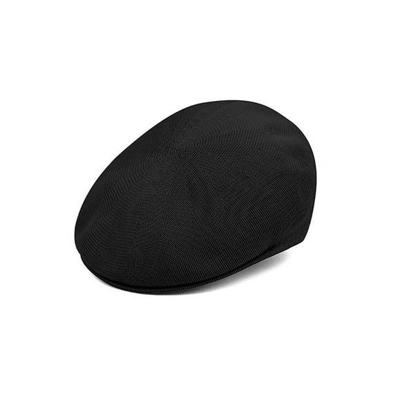 Top Headwear Knitted Polyester Ivy Cap - Black