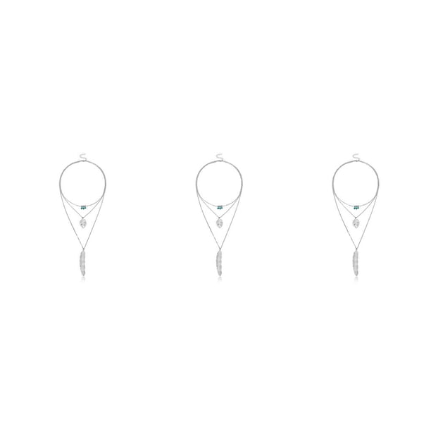 Guardurnaity Fashion Necklace Set Delicate Adjustable Aesthetic Layered Valentines Leaves Gifts Jewelry Choker Unique Day Necklaces for Women Type1 NO1 Guardurnaity CBP200346