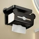 thumbnail image 5 of Wall Mounted Bathroom Storage Rack Wall Mounted Storage Box Paper Drawer Box Non Perforated Tissue Box, 5 of 6