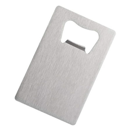 

10 PCS Credit Card Bottle Opener for Your Wallet Stainless Steel Wallet Beer Opener Black