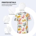 thumbnail image 3 of KLL Boho Bunny for Men's Baseball Shirts,Short Sleeve Casual Shirts Button Down Shirt for Men Beach Summer Wedding Shirt-3X-Large, 3 of 7