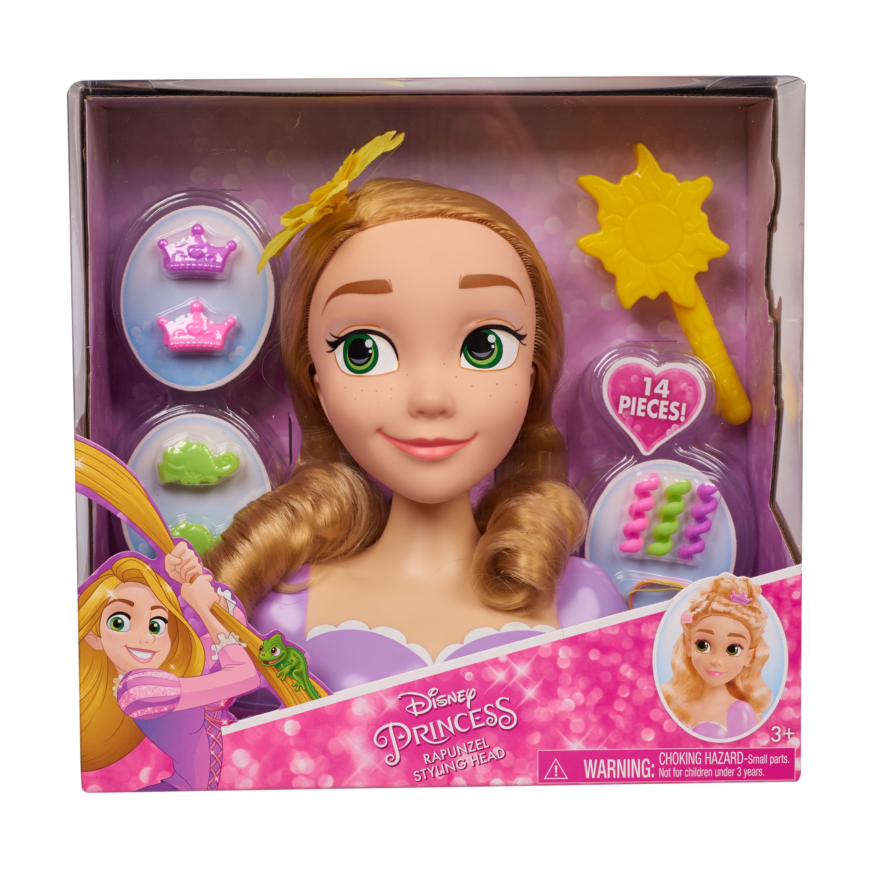 disney princess rapunzel long locks styling head