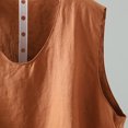 thumbnail image 6 of AherBiu Tank Tops for Women Lightweight Summer Casual Loose Round Neck Sleeveless Basic Shirts Blouse, 6 of 7