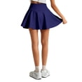 thumbnail image 5 of VNKIDY Girls Kids Solid Color High Waist Flared Athletic Skirt With Built In Shorts For Toddlers Summer Daily Wear Casual Outings Playful Outdoor Activities Stylish Skirt, 5 of 5