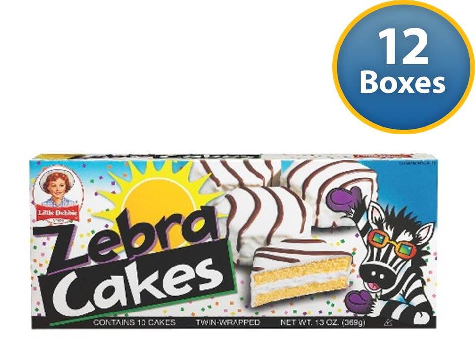 Little Debbie Zebra Cakes 13 Oz (12 Boxes)
