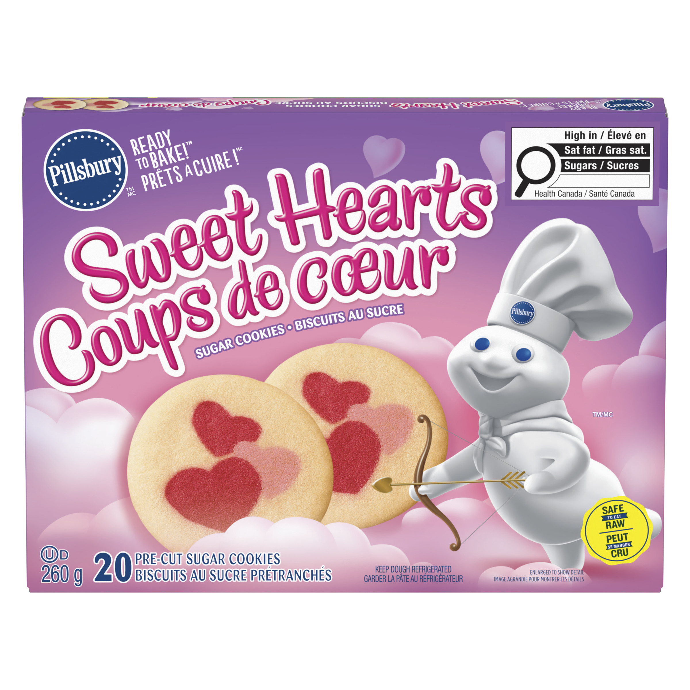 HOT LOVE Cookie 1枚入り3set CBP CBN CBD Pillsbury Ready to Bake! Sugar Cookies Sweet Hearts - Walmart.ca