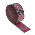 thumbnail image 4 of Embroidery Silk Fabric Decorated Crafting Ribbon Sari Border Embroidered Home Decor Clothing Accessories - as described, 30x5000mm, 4 of 9