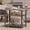 Brown, variant on Modern Shade Grill Cart with Locking Wheels Heavy Duty Waterproof Wood Grain Top Swivel Casters Easy Clean Surface for Patio Cooking