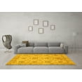 thumbnail image 3 of Ahgly Company Indoor Rectangle Oriental Yellow Traditional Area Rugs, 7' x 10', 3 of 4