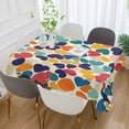 thumbnail image 2 of Yayeee Tablecloths 60" x 90" Rectangle Wrinkle Resistant Party Table Cover, Colorful Clover Pattern, 2 of 8