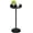 Black, variant on Small Round Side Table, Drink Table, Coffee Martini Table with Pedestal Accent for Small Spaces in Living Room, Bedroom, Sofa Couch, Pink