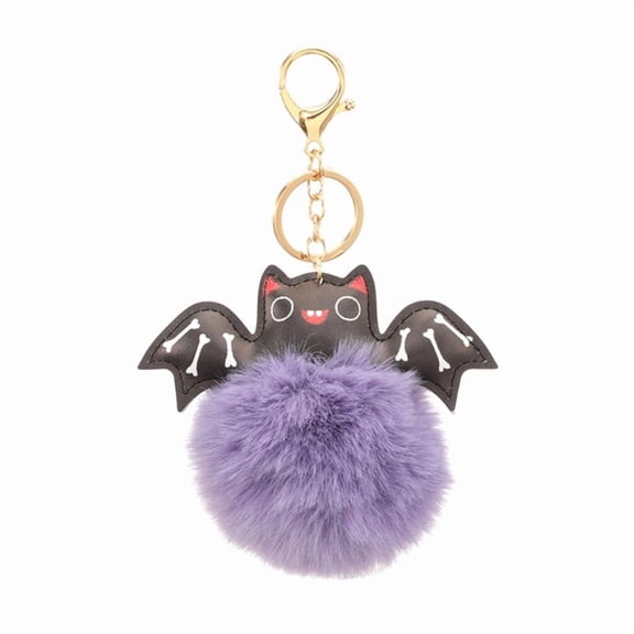 Bat Keychain Cute Plush Keychain Plush Ball Keyring Charm Handbag Pendant Party Favor Supplies
