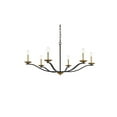 thumbnail image 3 of Trey 42 inch pendant in black and brass, 3 of 8
