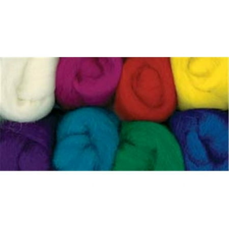UPC: 0893812001613 | Wistyria Editions 307647 Wool Roving 12 in. .25 Ounce 8-Pkg-Primary