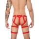thumbnail image 1 of Tanga de tentación con cinturón y anillo de acero para hombre, ropa interior sexy de cintura baja con doble anilla hueca, 1 of 5