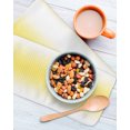thumbnail image 3 of Lemon Yellow White Kitchen Dish Towels for Drying Dishes Set of 2, Gradient Vertical Stripes Geometric Waffle Weave Microfiber Hand Tea Bathroom Towels Quick Dry & Absorbent Towel 12x12, 3 of 7