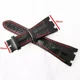 thumbnail image 2 of Extensible Correa Negra Costura Roja 28mm Audemars De Broche, 2 of 8