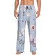 thumbnail image 1 of Balery Blue Butterfly Pantalones de pijama para hombre, pijama ultraligero, pantalón de descanso-Small, 1 of 6