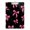 Silver, variant on Pink Watercolor Bows Stars Black Background Acrylic Clipboard Drawing Board with Hook Writing Pad File Storage A4 Size Gold 12.5" x 9"