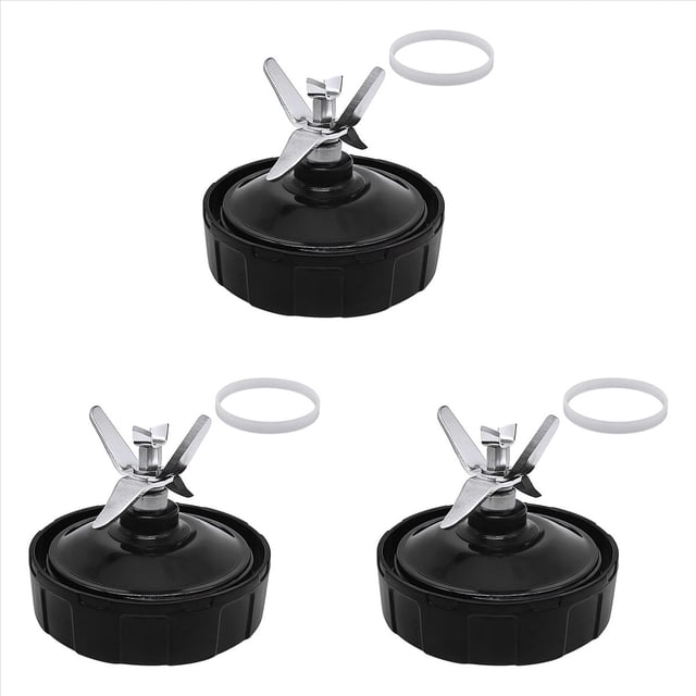 3X Piezas de Licuadora de Cuchillas para , Cuchillas Extractoras de 7 Aletas de Repuesto Aptas para Auto IQ BL480 488W -Resistente, FáCil de Limpiar