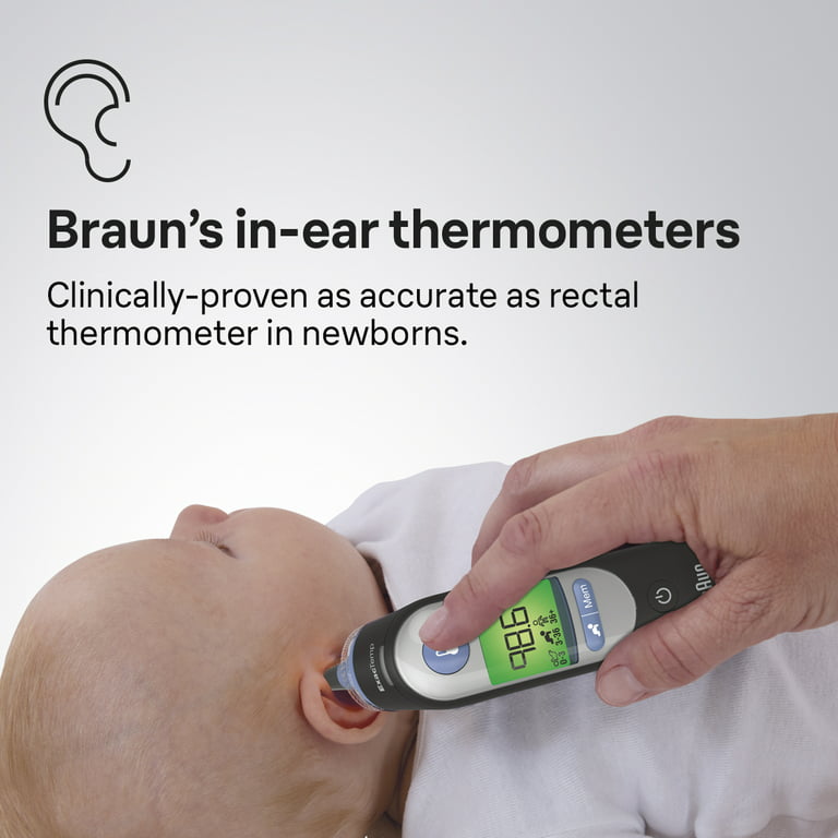 Braun ThermoScan 7 + IRT 6525 mit AgePrecision und Nacht Modus