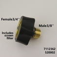 thumbnail image 2 of 2Pcs Garden Hose To Pressure Washer Adapter: Easy Install with Filter &, 2 of 9