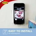 thumbnail image 4 of Command Smart Phone Caddy, Clear, 1 Caddy/Pack, 4 of 11