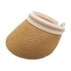 thumbnail image 1 of CAIROYAR Tops vacíos de verano Sombrero de paja Tejido de paja para mujer Tops casuales de verano vacíos, 1 of 7