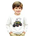 thumbnail image 2 of Likimi Child Toddler Girls Halloween Sweatshirts Hallowmas Cartoon Print Crew Neck Sweatshirt For Girls Long Sleeve Everyday Wear Casual Soft Pullover Size 9-10 Years, 2 of 3