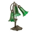 thumbnail image 2 of Meyda Lighting 16" High Green Tiffany Pond Lily 3 Light Accent Lamp, 2 of 2