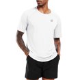 thumbnail image 3 of NELEUS Mens UPF 50+ Shirt SPF Sun Protection Quick Dry Short Sleeve Shirt 3 Pack,Black+Gray+White,US Size M, 3 of 12