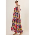thumbnail image 3 of HT 360 Collective Designer Long Dresses For Women Ruffle Maxi Dress Long Printed Dress, 3 of 4