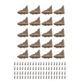 thumbnail image 1 of 20 protectores de esquinas de caja de bronce en ángulo recto, protectores de esquinas de hierro retro con clavos para caja de madera, estuche de vuelo, 1 of 14