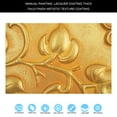 thumbnail image 3 of Vintage Pattern Tin Ceiling Tiles Emboss interior wall panel PL66 Golden 10Pcs/pack, 3 of 9