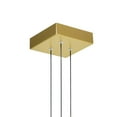 thumbnail image 2 of CWI Lighting Stagger Integrated LED Brass Mini Pendant, 2 of 8