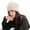 One Size C, variant on UDIYO Knitted Hat Draw Baggy Slouchy Curling Edge Solid Color Cold Resistant Woolen Yarn Autumn Winter Women Beanie Skull Cap for Outdoor